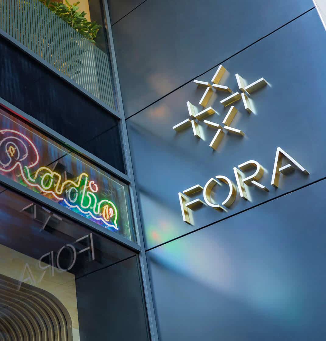 sc-cs-fora-hero Outside of a Fora shared workspace
